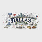 Dallas Coffee Mug | Texas Souvenir City Gift | Accent Color Ceramic 11oz 15oz video