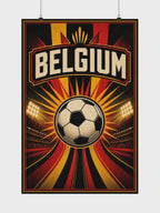 Belgium Soccer Fan Art Poster | Matte Vertical Poster | 2026 soccer season Wall Decor video