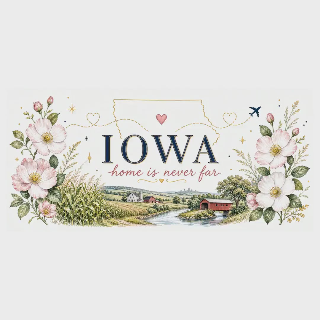 Iowa State Mug | Home is Never Far Accent Mug (11oz or 15oz) video
