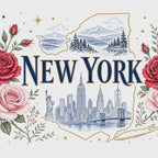 New York State Flower 20oz Tumbler | New York Botanical Gift | Insulated Stainless Steel Travel Cup video
