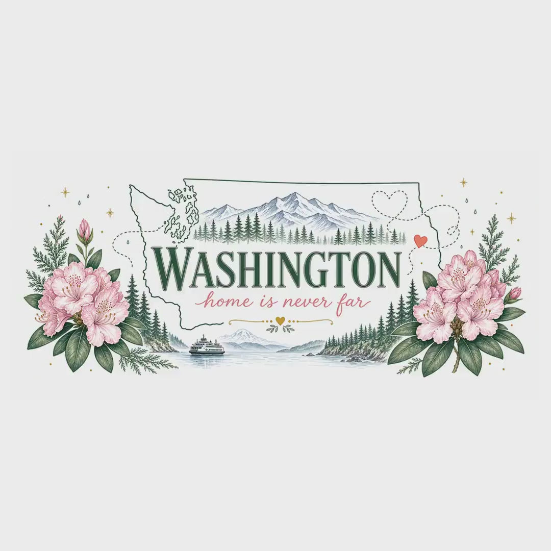 Washington State Map Mug | Moving Away, Homesick, Long Distance Friendship Gift video