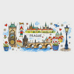 Prague Travel Mug | European City Souvenir Accent Coffee Mug | 11oz 15oz Ceramic Cup video