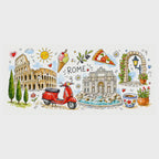Rome Travel Mug | European City Souvenir Accent Coffee Mug | 11oz 15oz Ceramic Cup video