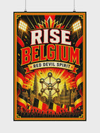 Belgium Soccer Poster | Rally Fan Art Print | 2026 Soccer Wall Decor video