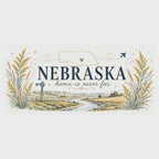 Nebraska State Mug | Moving Away, Long Distance Friendship Gift | Botanical Landscape Accent Mug video