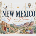 New Mexico State Flower 20oz Tumbler | Yucca Flower Botanical State Flower Gift | Insulated Stainless Steel Travel Cup video