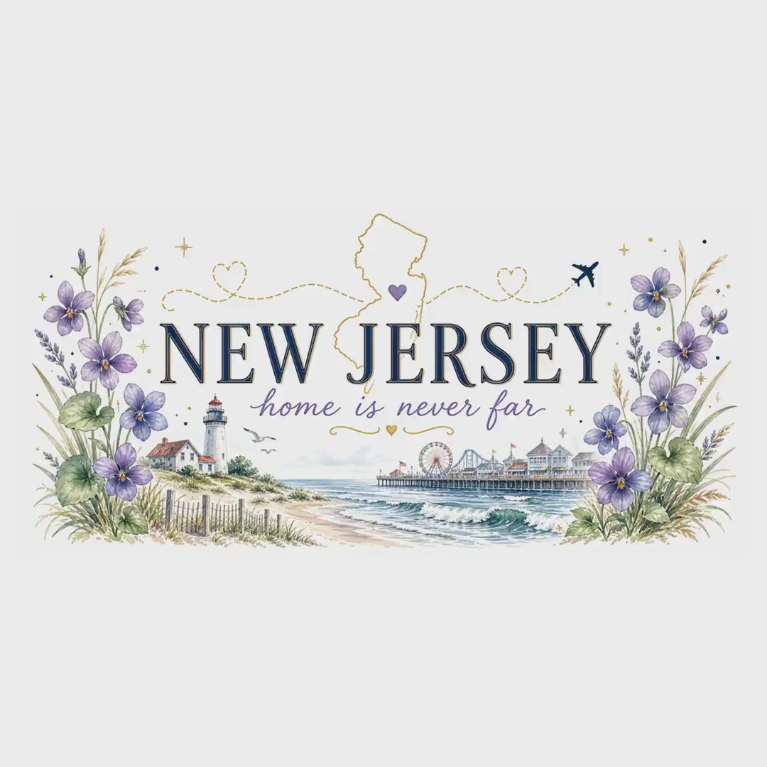 New Jersey Home State Mug | Moving Away Gift | Long Distance Friendship Coffee Cup | 11oz 15oz Accent Mug video