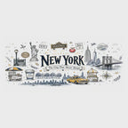 New York City Coffee Mug | New York Souvenir Travel Gift | Accent Color Ceramic 11oz 15oz video