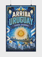 Uruguay World Cup Poster | Rally Fan Art Print | 2026 Soccer Wall Decor video