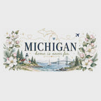 Michigan State Map Mug | Botanical Accents, Lakes Art | Homesick Gift video