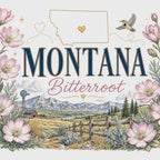 Montana State Flower 20oz Tumbler | Bitterroot Botanical State Flower Gift | Insulated Stainless Steel Travel Cup video