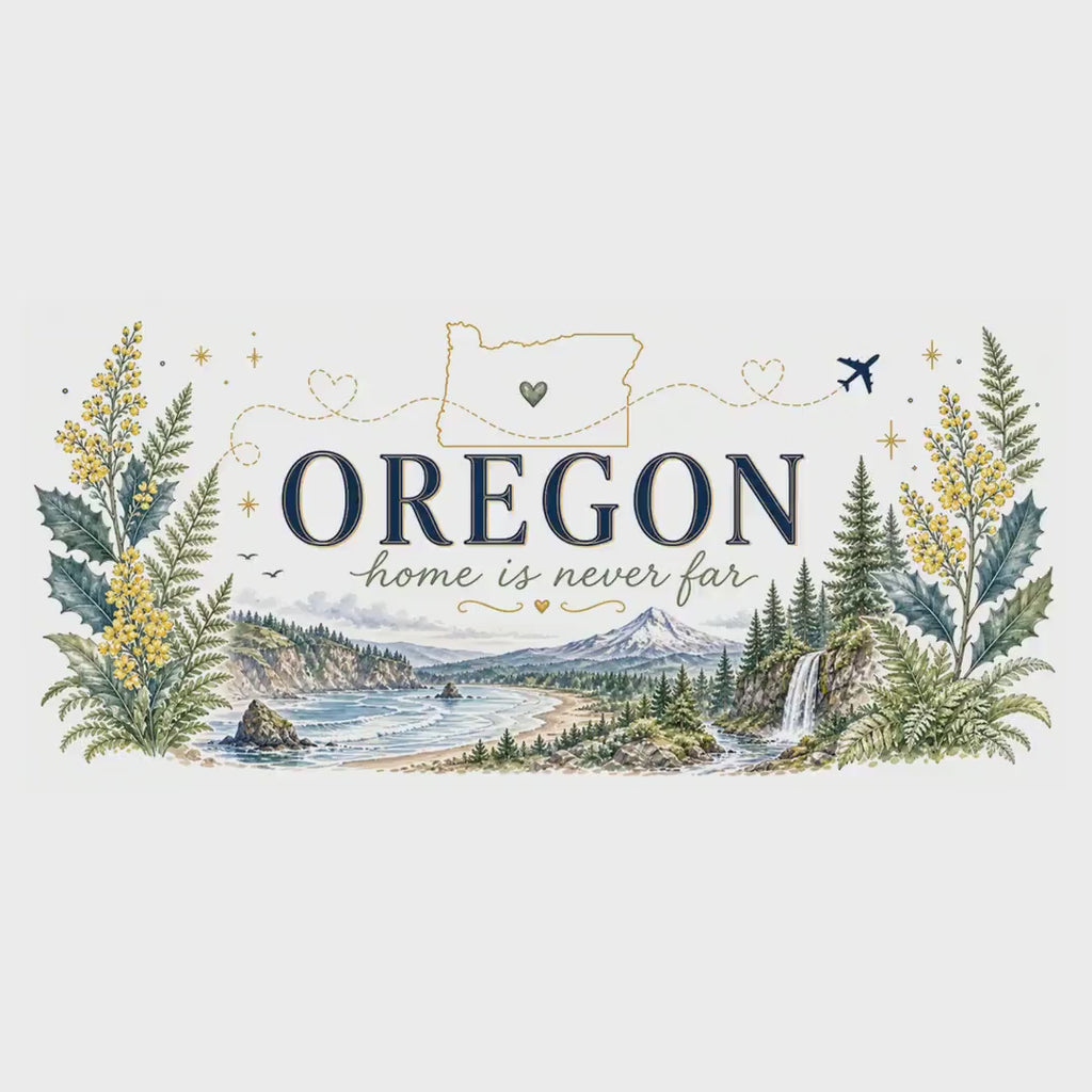 Oregon State Mug | Moving Away, Long Distance Friendship Gift | 11oz 15oz Accent Mug video