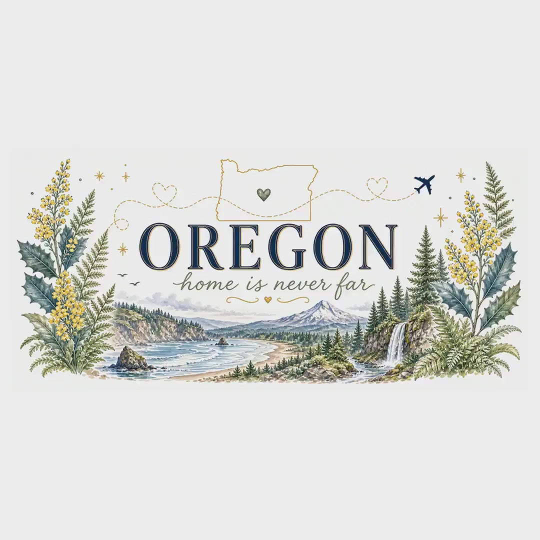Oregon State Mug | Moving Away, Long Distance Friendship Gift | 11oz 15oz Accent Mug video