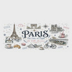 Paris Coffee Mug | France Souvenir Travel Gift | Accent Color Ceramic 11oz 15oz video