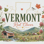 Vermont State Flower 20oz Tumbler | Red Clover Botanical State Flower Gift | Insulated Stainless Steel Travel Cup video