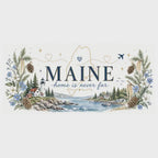 Maine State Mug | Moving Away, Long Distance Friendship Gift | 11oz 15oz Accent Mug video