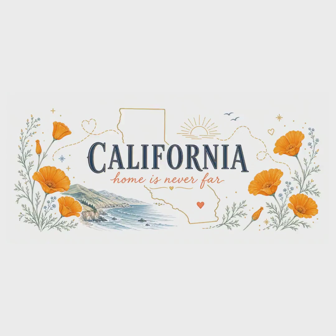 California Home State Mug | Moving Away Gift | Long Distance Friendship Coffee Cup video