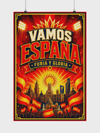 Spain World Cup Poster | Rally Fan Art Print | 2026 Soccer Wall Decor video