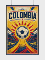 Colombia Soccer Fan Art Poster | Matte Vertical Poster | World Cup 2026 Wall Decor video