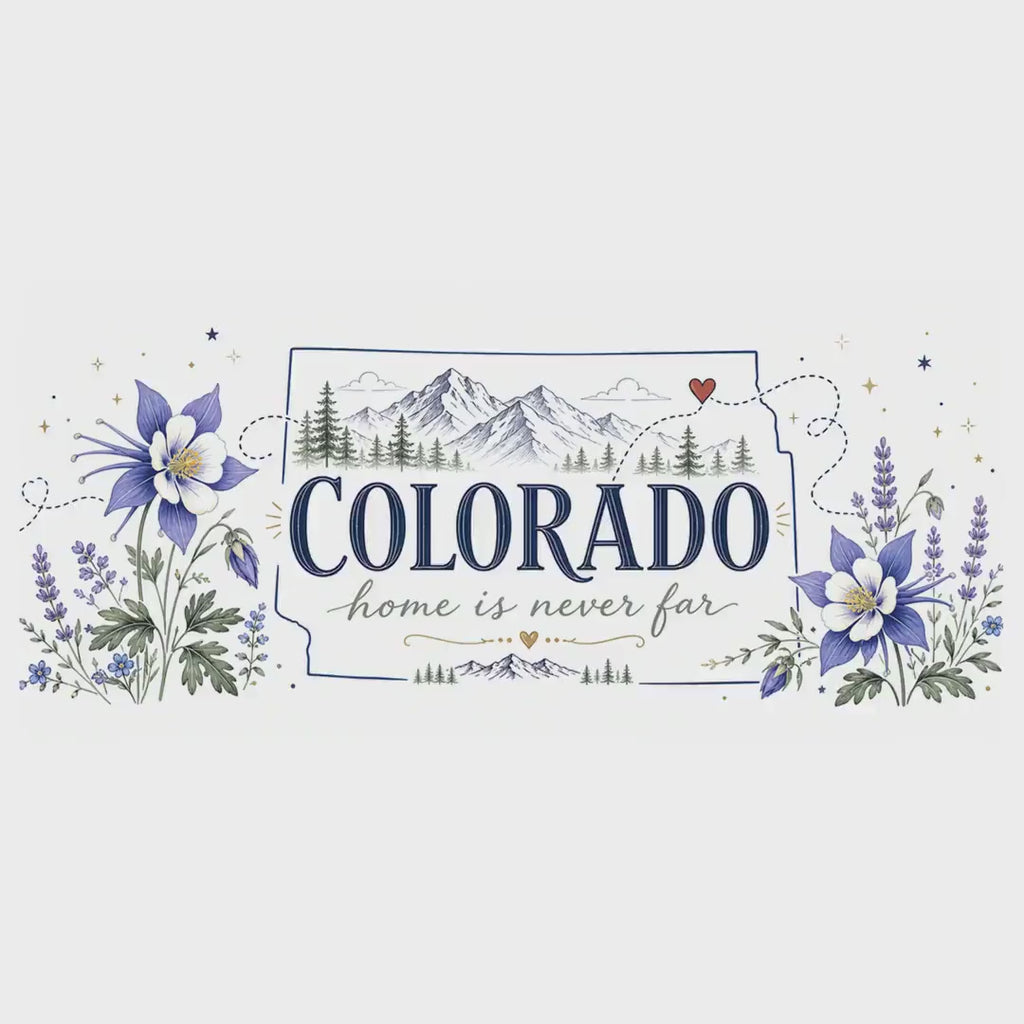 Colorado State Mug | Rocky Mountain Botanical Design | Moving Away Gift video
