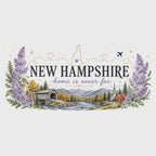 New Hampshire State Map Mug | Botanical Accents, Mountain Landscape Coffee Cup video
