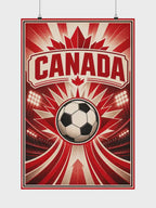 Canada Soccer Fan Art Poster | Matte Vertical Poster | 2026 soccer season Wall Decor video