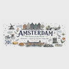 Amsterdam Coffee Mug | Netherlands Souvenir Travel Gift | Accent Color Ceramic 11oz 15oz video