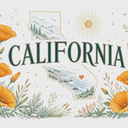 California State Flower 20oz Tumbler | California Botanical Gift | Insulated Stainless Steel Travel Cup video