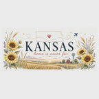 Kansas Home State Mug | Sunflower Prairie Landscape Coffee Cup video