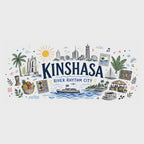 Kinshasa Coffee Mug | DR Congo Souvenir Travel Gift | Accent Color Ceramic 11oz 15oz video