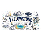 Yellowstone National Park Coffee Mug | Hiking Camping Nature Gift | Accent Color Ceramic 11oz 15oz video