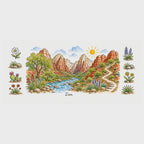 Zion National Park Mug | US Travel Souvenir Accent Coffee Mug | 11oz 15oz Ceramic Cup video