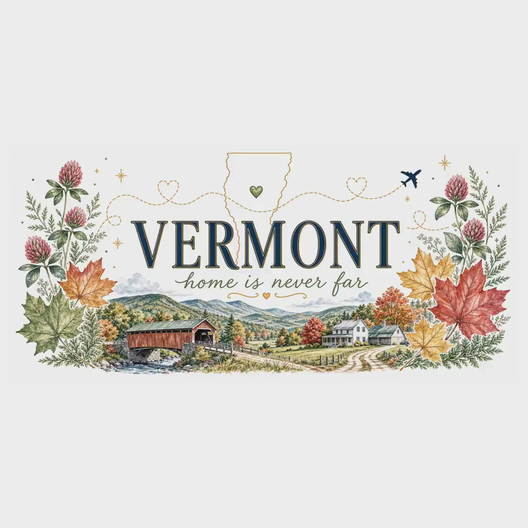 Vermont Home State Mug | Moving Away Gift | Long Distance Friendship Coffee Cup | 11oz 15oz Accent Mug video