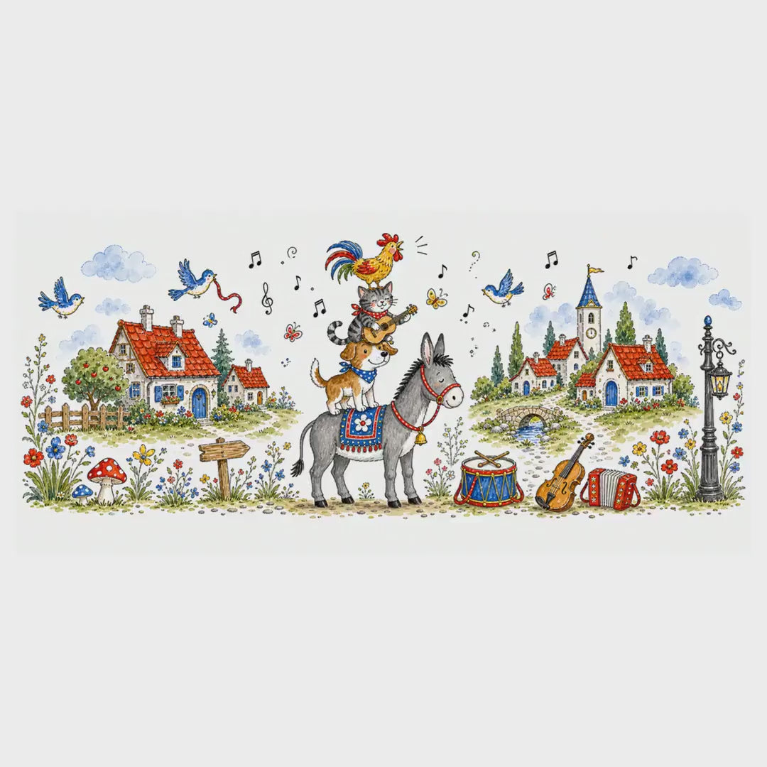 Bremen Town Musicians Mug | Storybook Accent Coffee Mug | EveryLegend video
