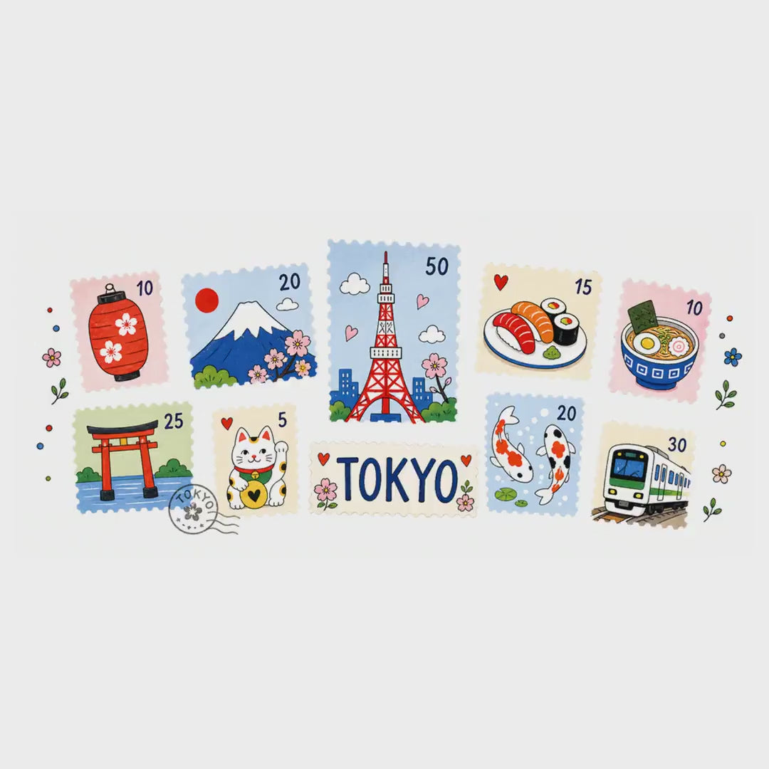 Tokyo Coffee Mug | Japan Souvenir Travel Gift | Accent Color Ceramic 11oz 15oz video