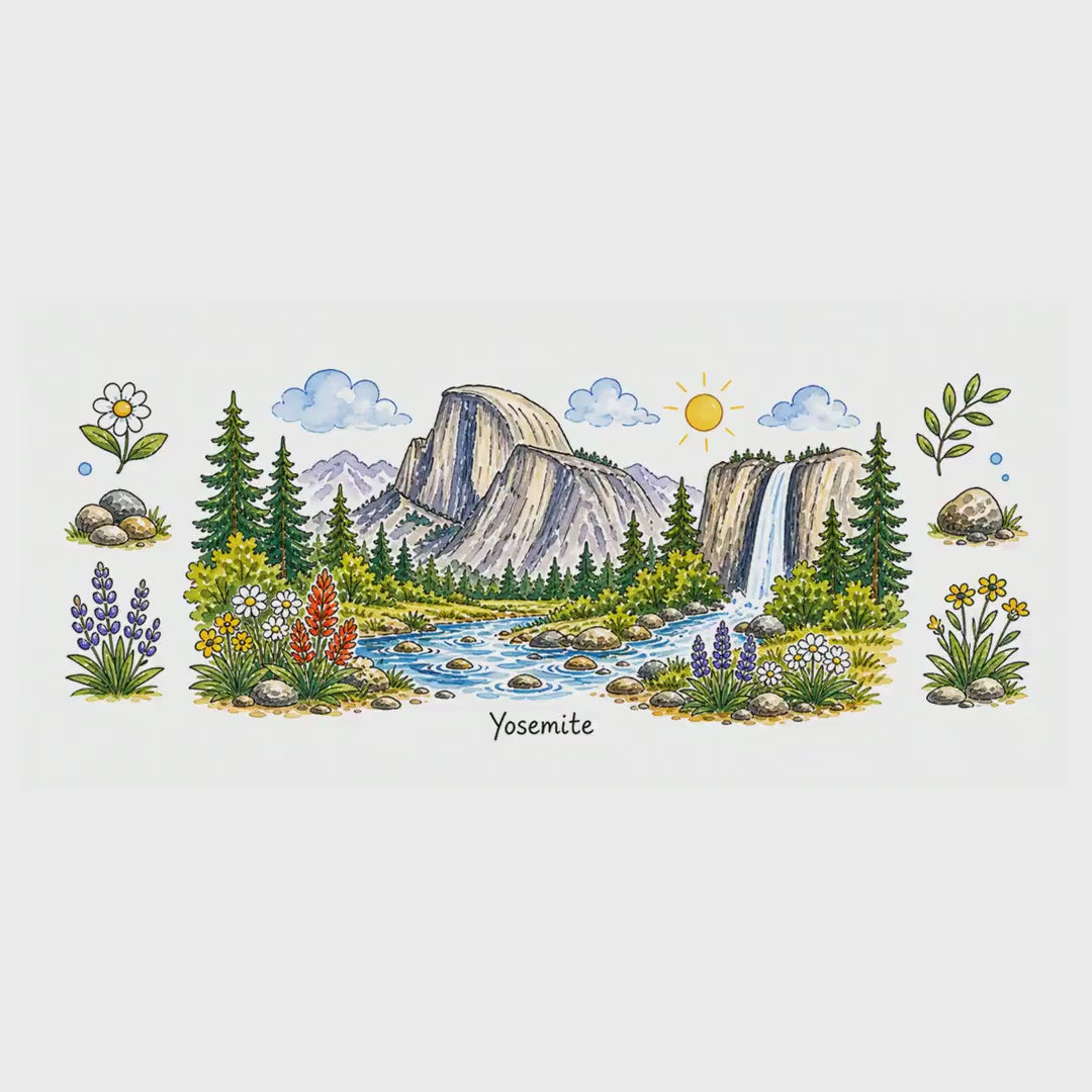 Yosemite National Park Mug | US Travel Souvenir Accent Coffee Mug | 11oz 15oz Ceramic Cup video