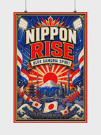 Japan World Cup Poster | Rally Fan Art Print | 2026 Soccer Wall Decor video