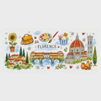 Florence Travel Mug | European City Souvenir Accent Coffee Mug | 11oz 15oz Ceramic Cup video