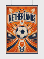 Netherlands Soccer Fan Art Poster | Matte Vertical Poster | World Cup 2026 Wall Decor video