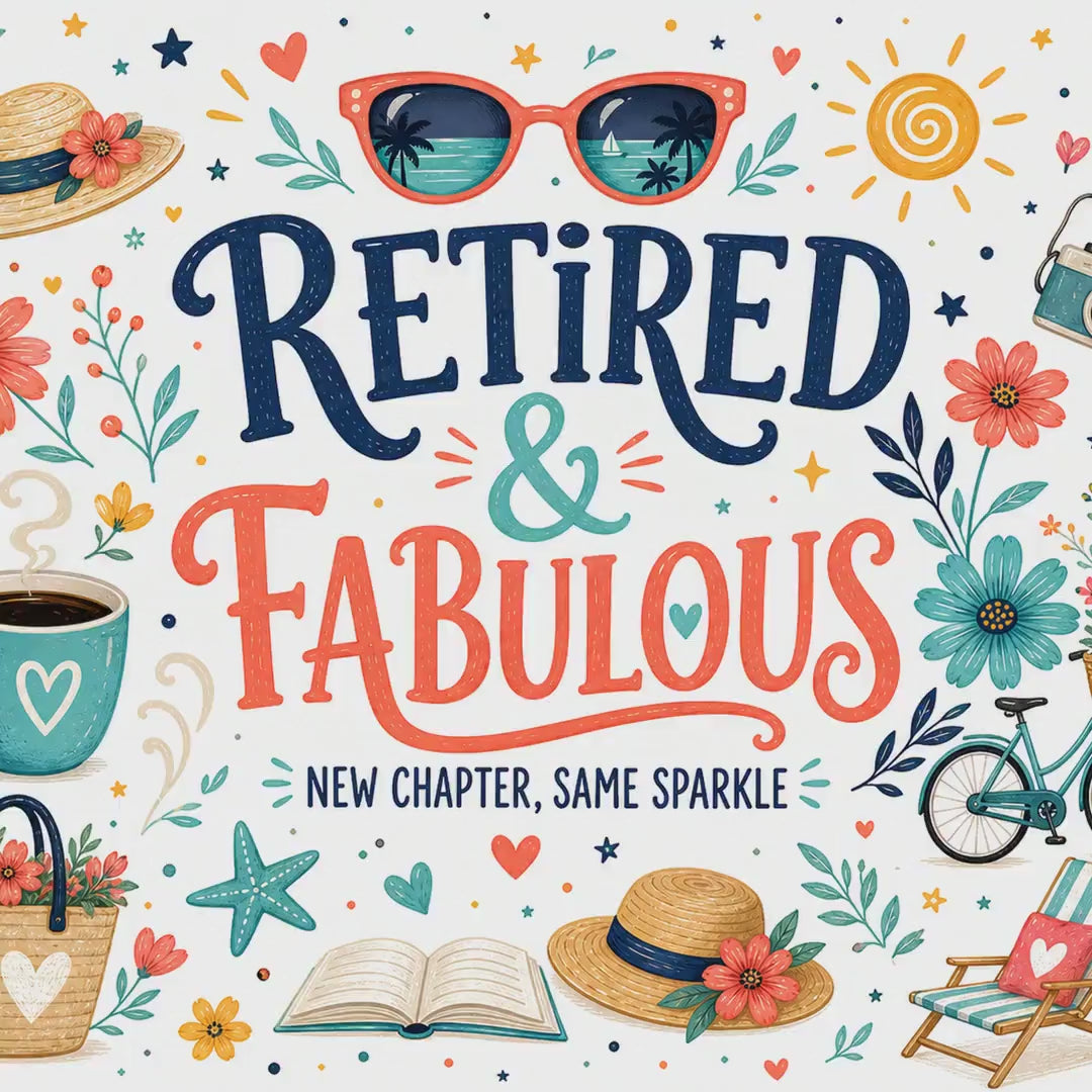 Retired and Fabulous 20oz Tumbler | Bright Retirement Gift | Insulated Stainless Steel Travel Cup video