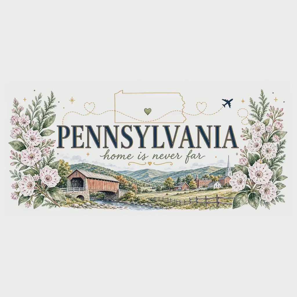 Pennsylvania Home State Mug | Moving Away Gift | Long Distance Friendship Coffee Cup | 11oz 15oz Accent Mug video