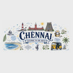 Chennai Coffee Mug | India Souvenir Travel Gift | Accent Color Ceramic 11oz 15oz video
