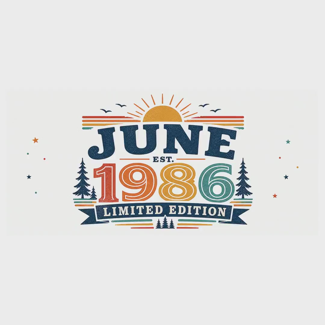 Custom Retro Birthday Mug | Personalized Month Year Gift (11oz 15oz) video