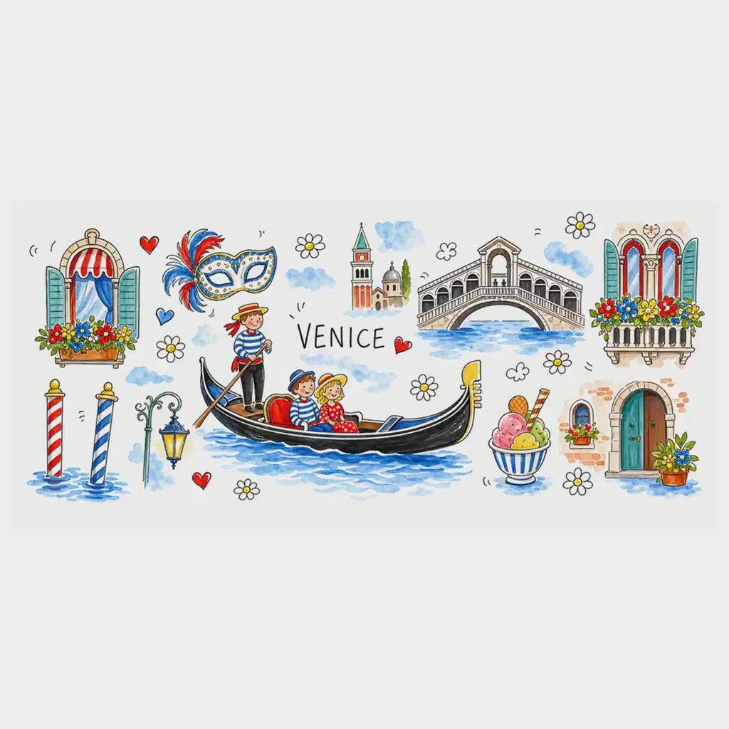 Venice Travel Mug | European City Souvenir Accent Coffee Mug | 11oz 15oz Ceramic Cup video