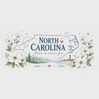 North Carolina State Map Mug | Moving Away, Homesick Gift | Botanical Accent Coffee Cup video