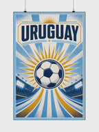 Uruguay Soccer Fan Art Poster | Matte Vertical Poster | World Cup 2026 Wall Decor video