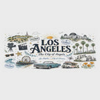 Los Angeles Coffee Mug | California Souvenir City Gift | Accent Color Ceramic 11oz 15oz video