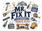 Mr Fix It 20oz Tumbler | Father's Day Gift for Dad | Insulated Stainless Steel Travel Cup