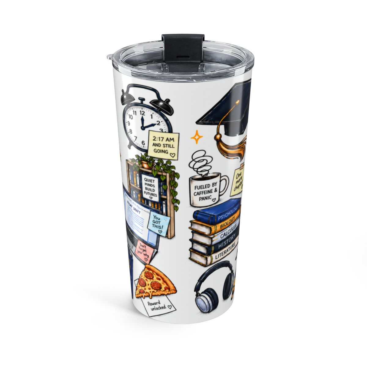 Graduation Tumbler | "The Tassel Was Worth the Hassle" 2026 Travel Cup — back
