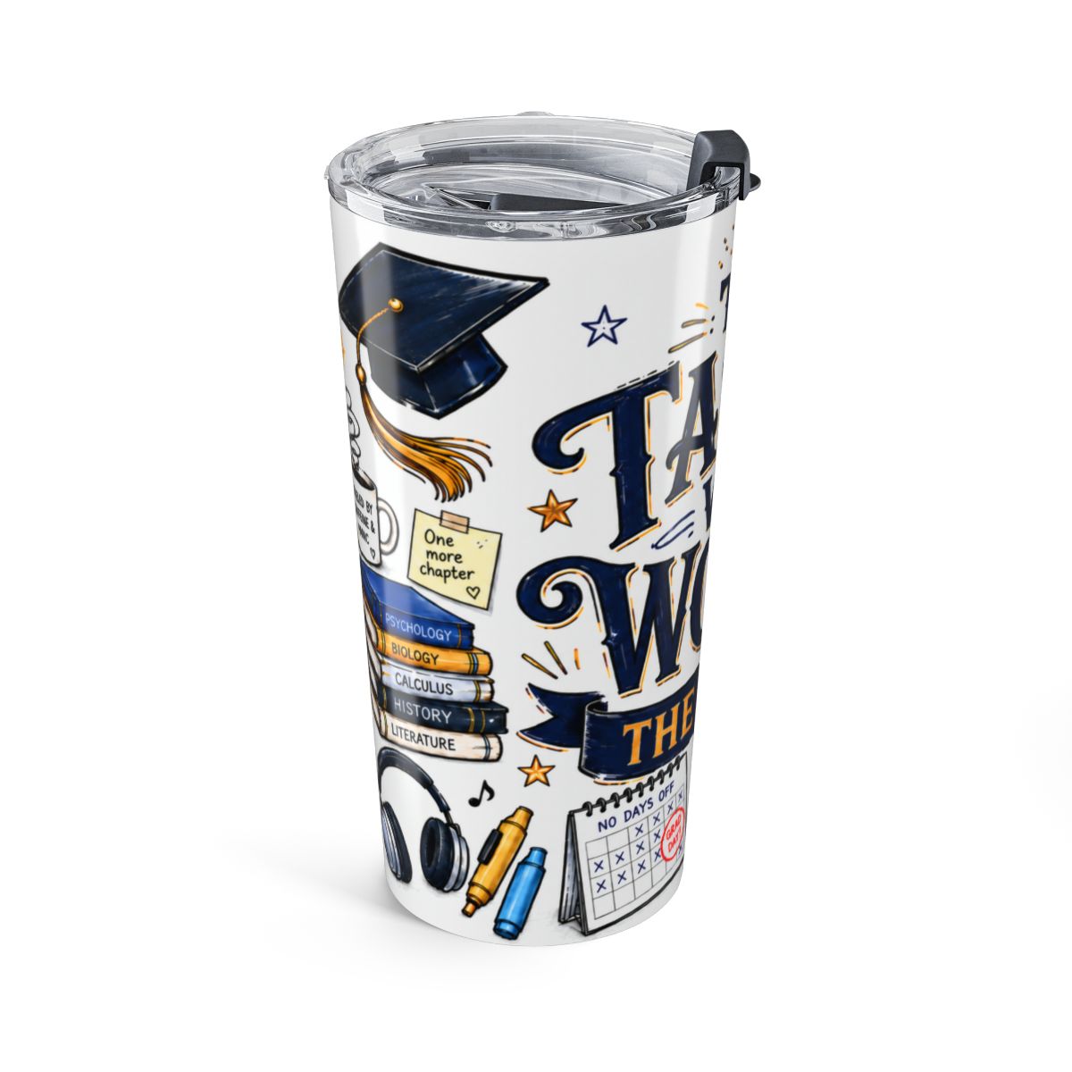 Graduation Tumbler | "The Tassel Was Worth the Hassle" 2026 Travel Cup — left